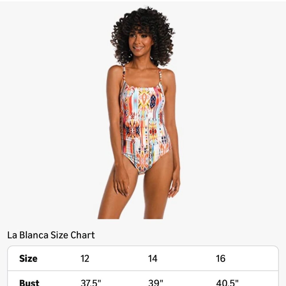 La Blanca Women's One Piece Swimsuit Lingerie Tummy Control Bathing Suit